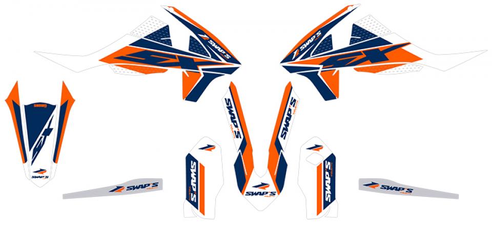 Autocollant stickers Swaps pour Moto KTM 85 Sx Petites Roues 2018 à 2023 Neuf