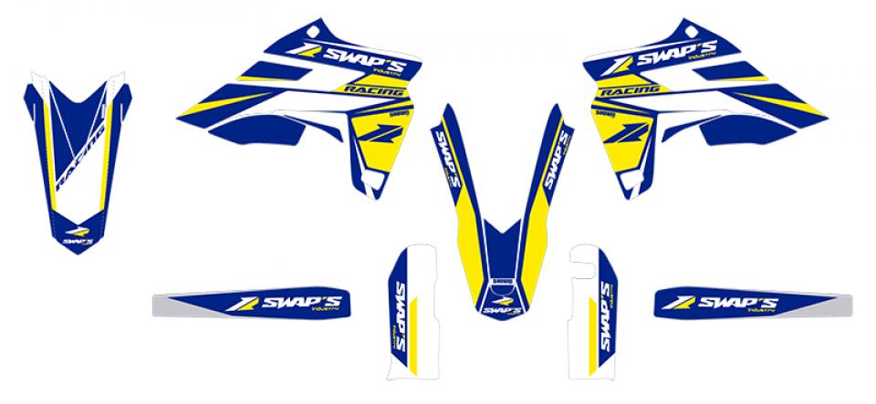 Autocollant stickers Swaps pour Moto Sherco 250 Se I F 4T Enduro 2016 Neuf