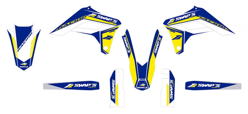 Autocollant stickers Swaps pour Moto Sherco 450 Se I F 4T Enduro 2017 à 2019 Neuf