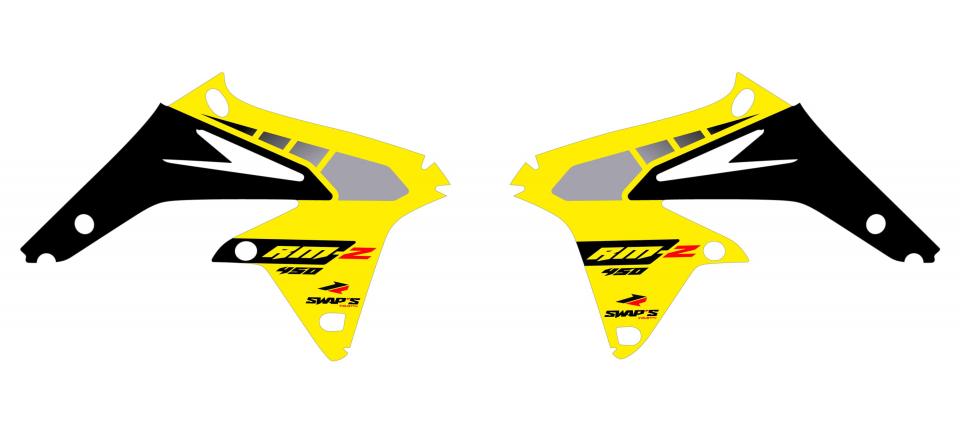 Autocollant stickers Swaps pour Moto Suzuki 450 Rm-Z 4T 2008 à 2017 Neuf