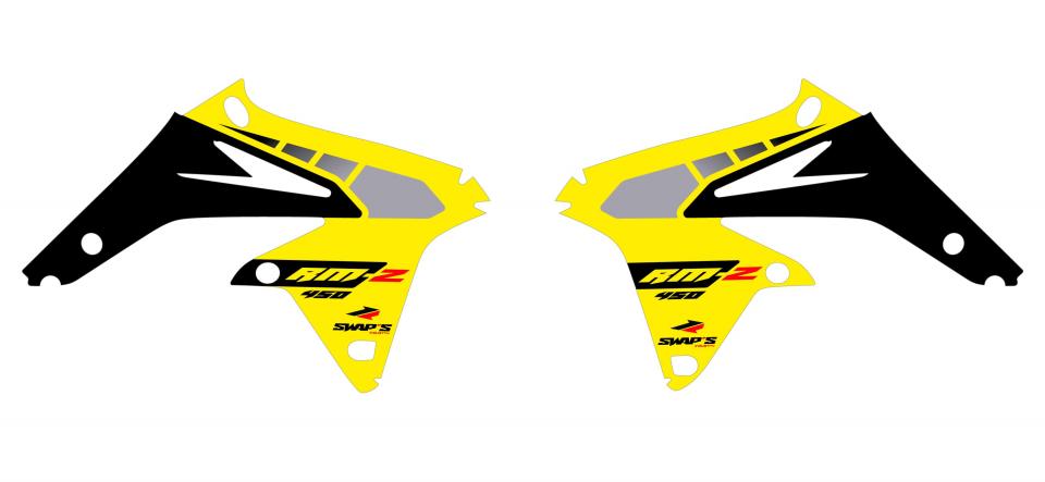 Autocollant stickers Swaps pour Moto Suzuki 450 Rm-Z 4T 2008 à 2017 Neuf