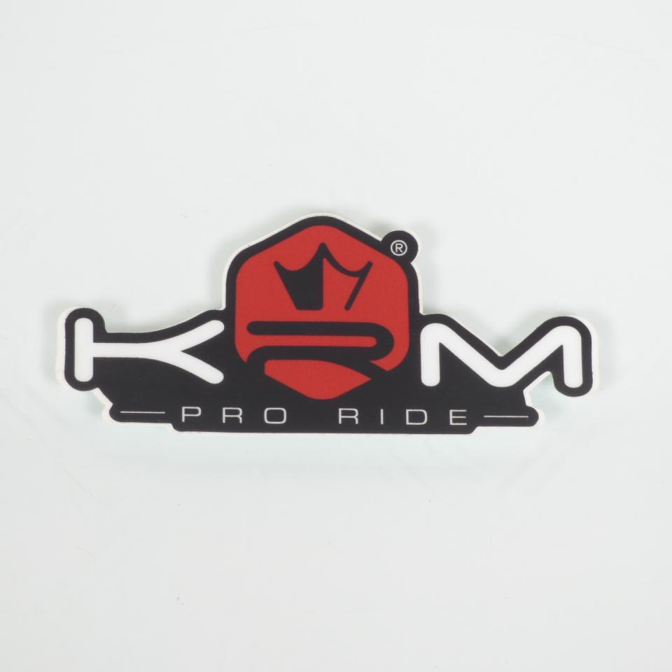 Autocollant stickers KRM pour auto KRM Pro Ride rouge et noir 80x36mm Neuf
