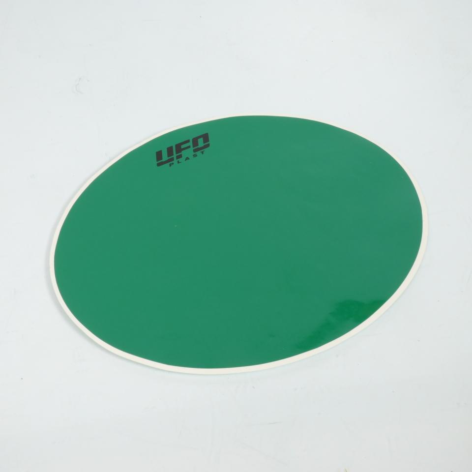 Planche autocollant de fond de plaque frontale latérale ovale vintage UFO vert