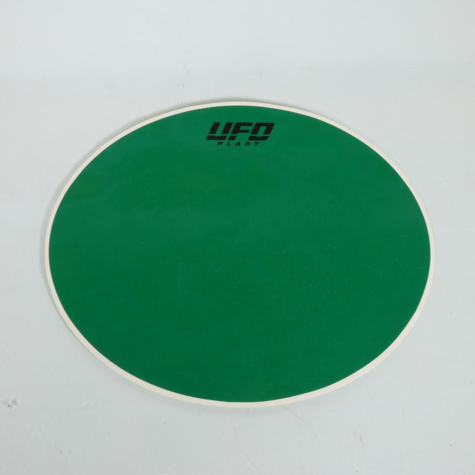 Planche autocollant de fond de plaque frontale latérale ovale vintage UFO vert