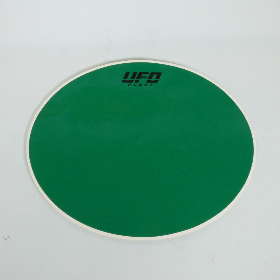 Planche autocollant de fond de plaque frontale latérale ovale pour moto vintage UFO vert