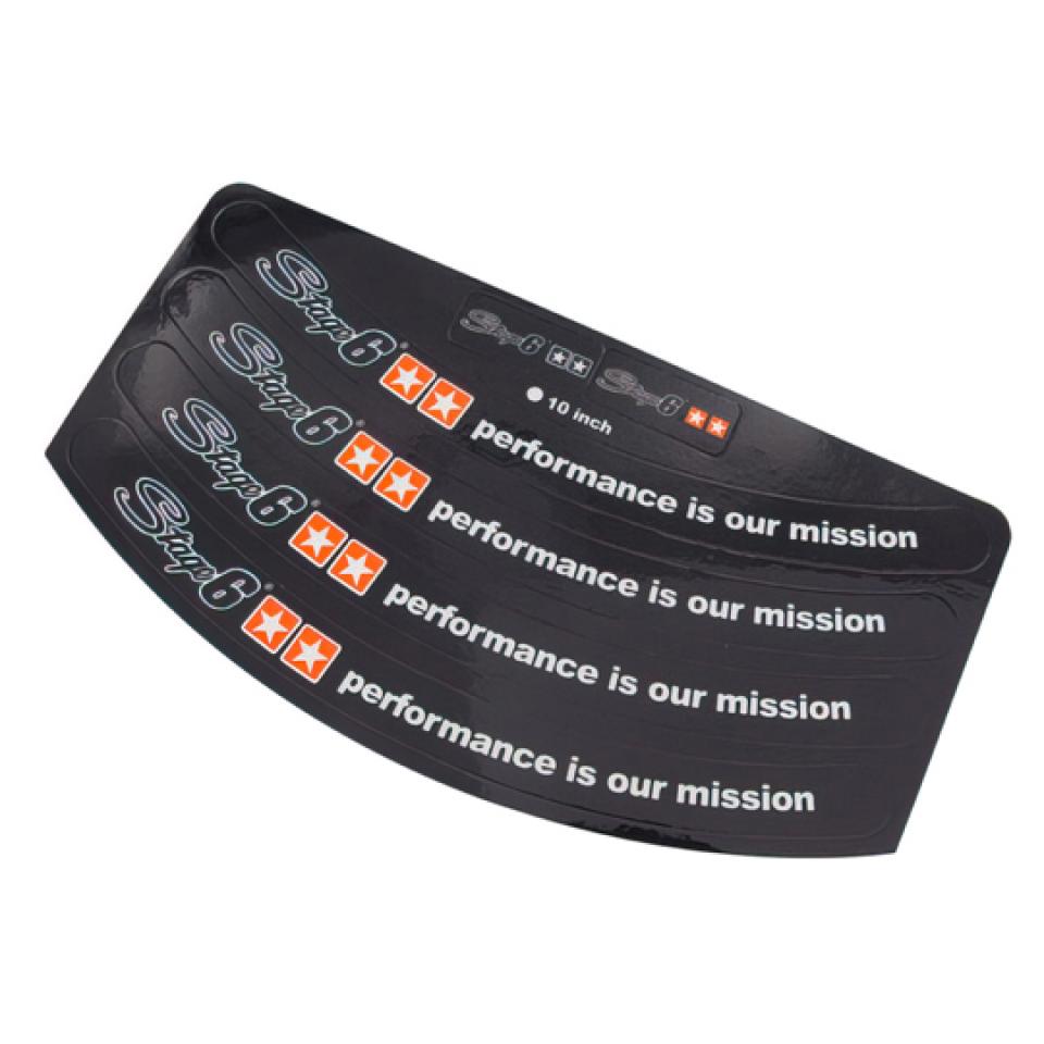 Autocollant stickers Stage 6 pour Auto Neuf