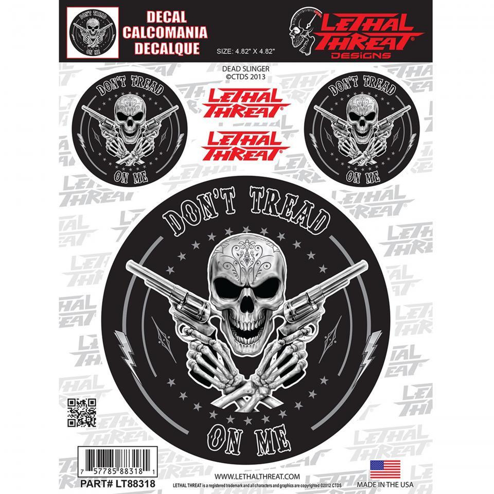 Autocollant stickers LETHAL THREAT pour pour Moto Neuf