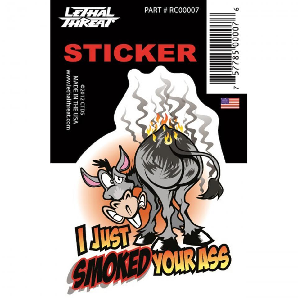 Autocollant stickers LETHAL THREAT pour pour Moto Neuf