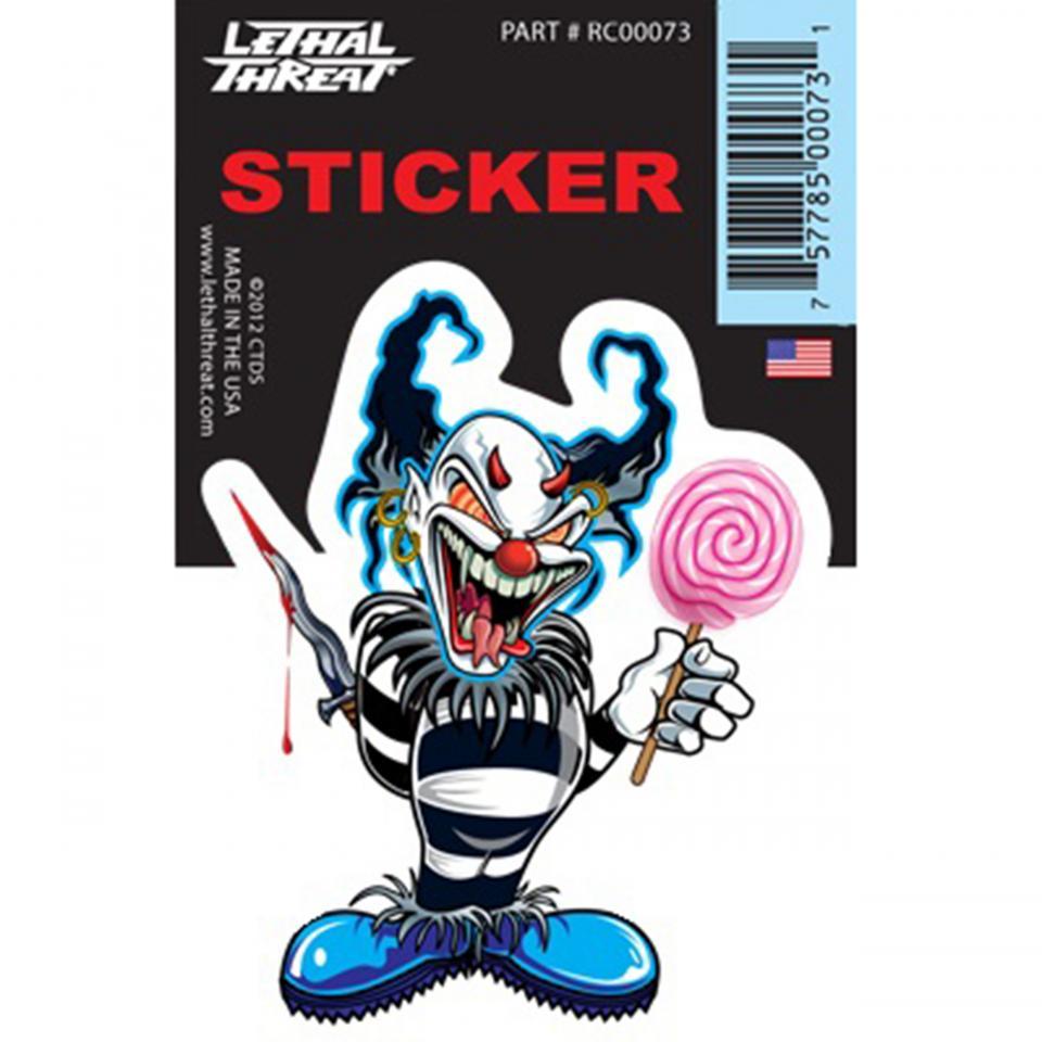 Autocollant stickers LETHAL THREAT pour pour Moto Neuf
