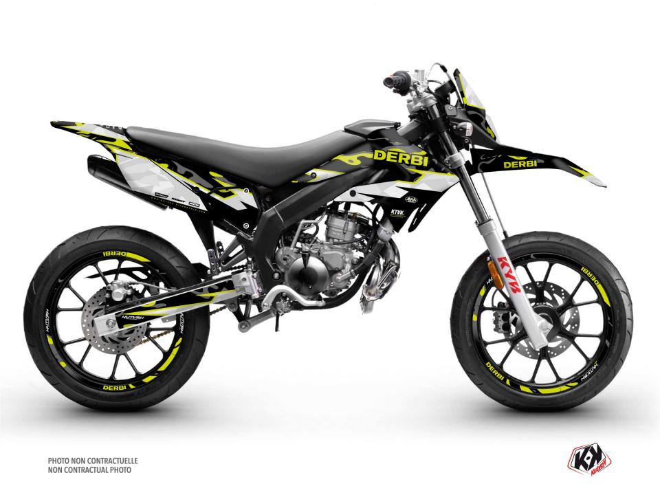Autocollant stickers Kutvek pour Moto Derbi 50 Senda Sm Drd X-Treme 2018 Neuf