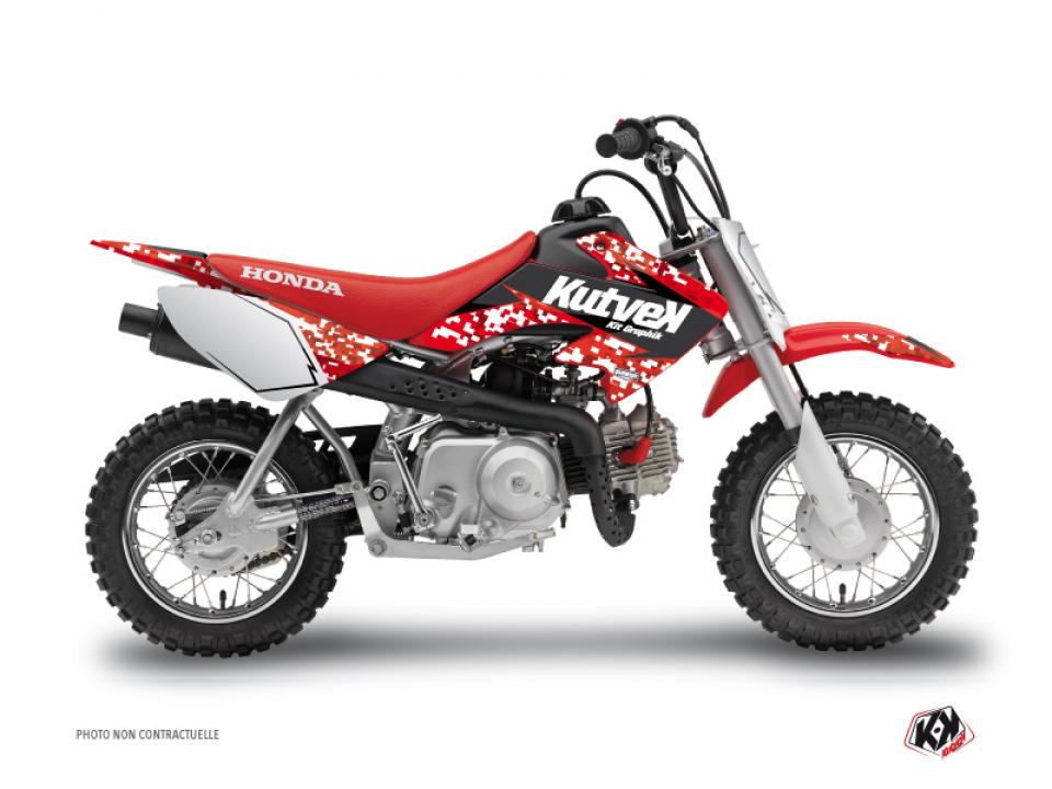 Autocollant stickers Kutvek pour Moto Honda 50 Cr-F 2007 à 2012 Neuf
