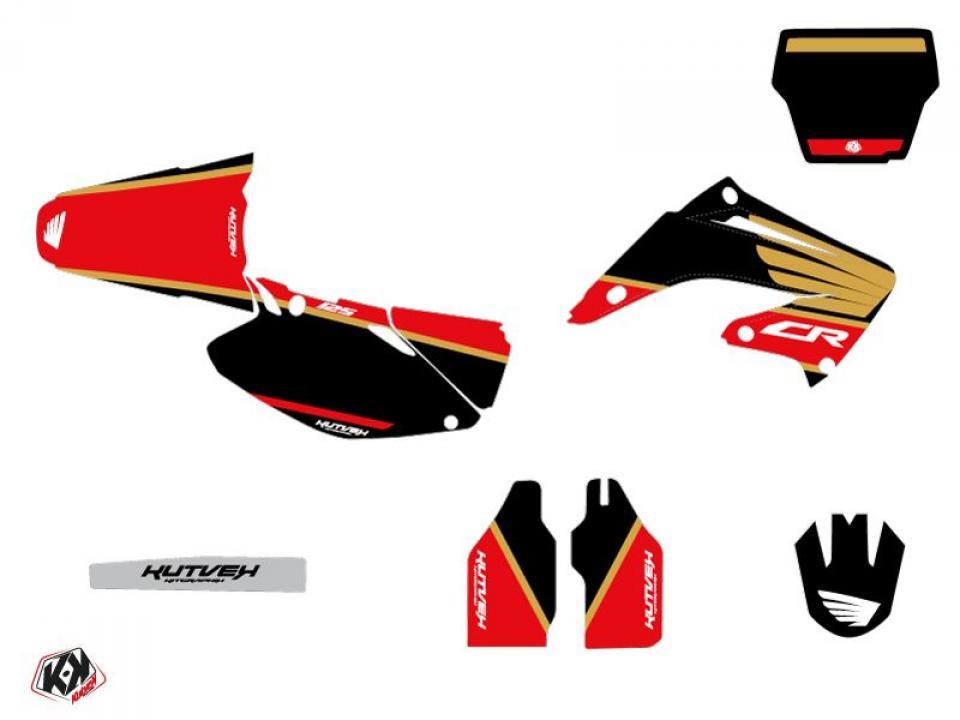 Autocollant stickers Kutvek pour Moto Honda 125 Cr R 1995 à 1997 Neuf