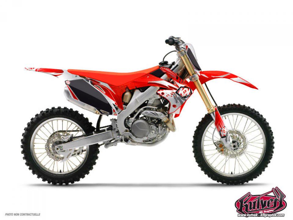 Autocollant stickers Kutvek pour Moto Honda 250 Cr R 1991 à 1992 Neuf