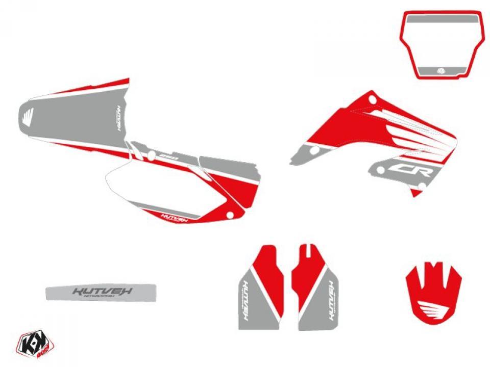 Autocollant stickers Kutvek pour Moto Honda 250 Cr R 1993 à 1994 Neuf