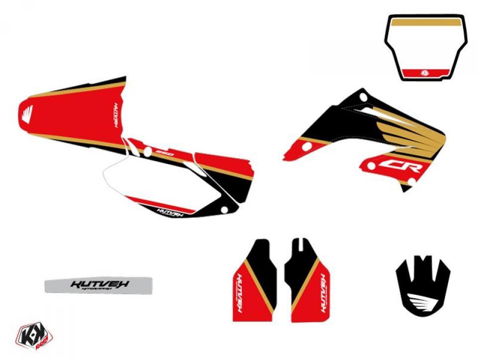Autocollant stickers Kutvek pour Moto Honda 250 Cr R 1997 à 1999 Neuf