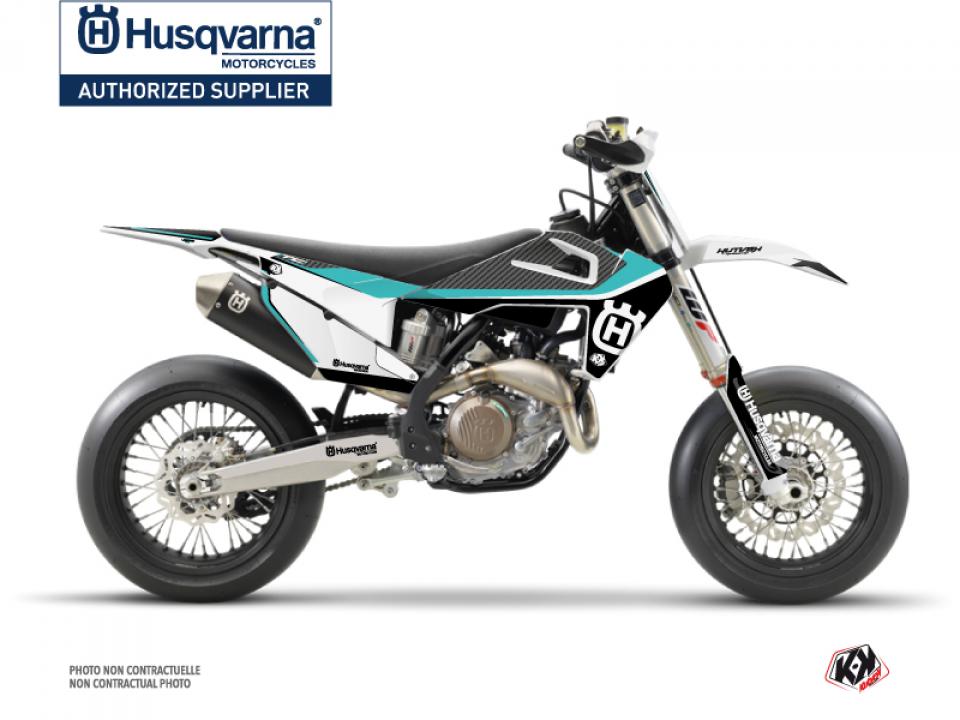 Autocollant stickers Kutvek pour Moto Husqvarna 450 FS RALLY 2014 à 2015 Neuf