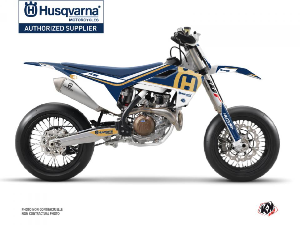 Autocollant stickers Kutvek pour Moto Husqvarna 450 FS RALLY 2014 à 2015 Neuf