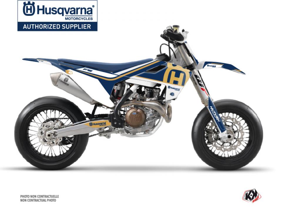 Autocollant stickers Kutvek pour Moto Husqvarna 450 Fs Supermoto 2014 à 2015 Neuf