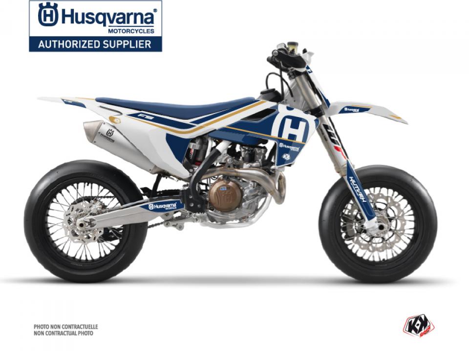 Autocollant stickers Kutvek pour Moto Husqvarna 450 FS RALLY 2014 à 2015 Neuf