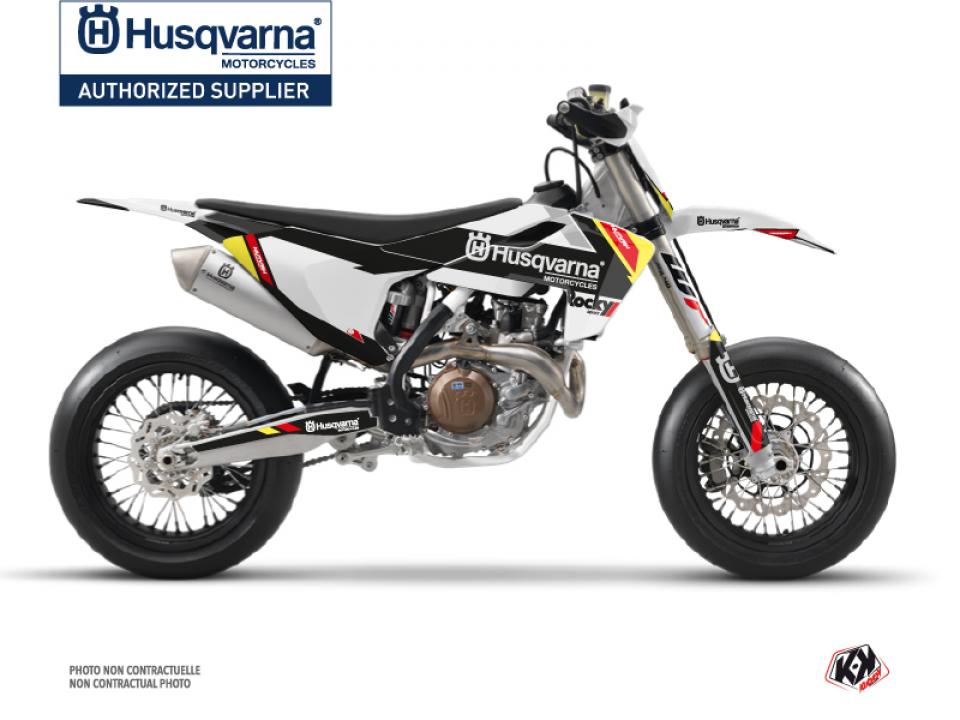 Autocollant stickers Kutvek pour Moto Husqvarna 450 Fs Supermoto 2014 à 2015 Neuf