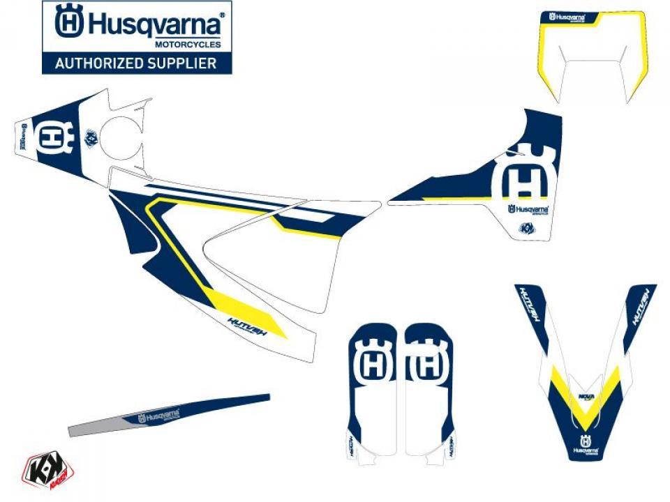Autocollant stickers Kutvek pour Moto Husqvarna 450 Fs Supermoto 2014 à 2015 Neuf