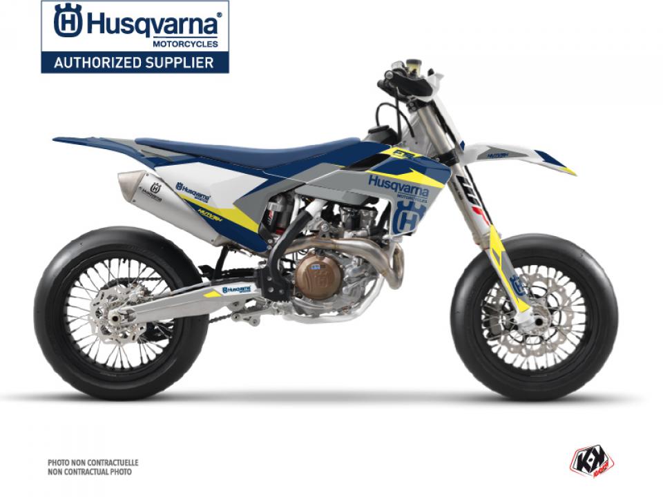 Autocollant stickers Kutvek pour Moto Husqvarna 450 FS RALLY 2014 à 2015 Neuf