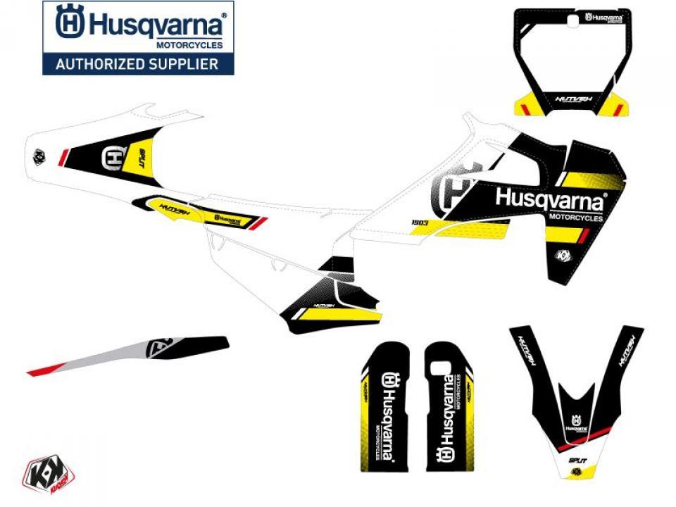 Autocollant stickers Kutvek pour Moto Husqvarna 450 FS RALLY 2014 à 2015 Neuf