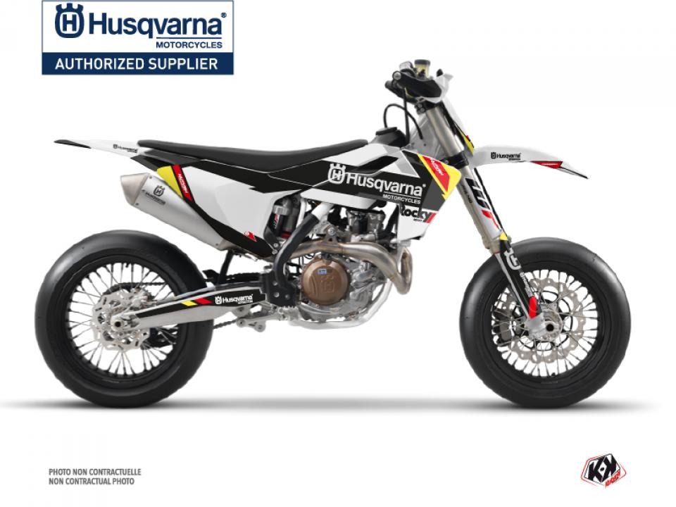 Autocollant stickers Kutvek pour Moto Husqvarna 450 Fs Supermoto 2016 à 2018 Neuf