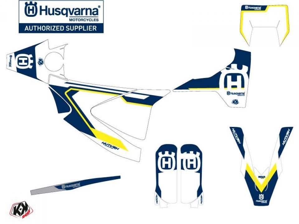 Autocollant stickers Kutvek pour Moto Husqvarna 450 FS RALLY 2016 à 2018 Neuf