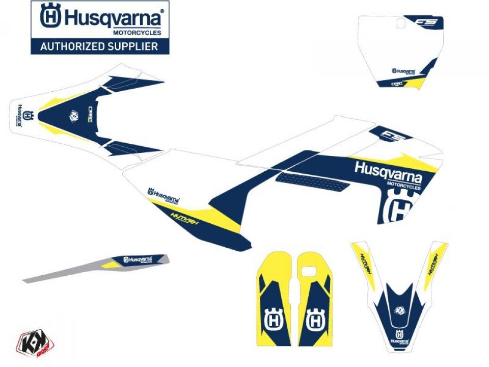 Autocollant stickers Kutvek pour Moto Husqvarna 450 FS RALLY 2016 à 2018 Neuf