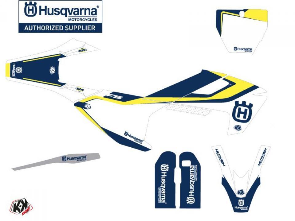 Autocollant stickers Kutvek pour Moto Husqvarna 450 FS RALLY 2019 à 2022 Neuf