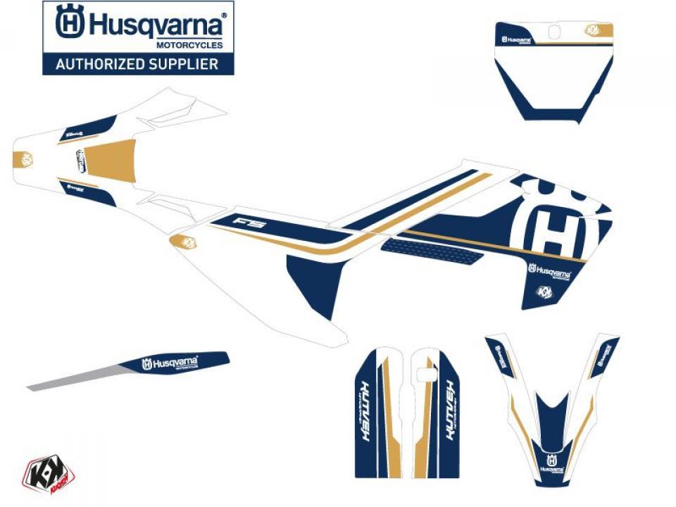 Autocollant stickers Kutvek pour Moto Husqvarna 450 FS RALLY 2019 à 2022 Neuf