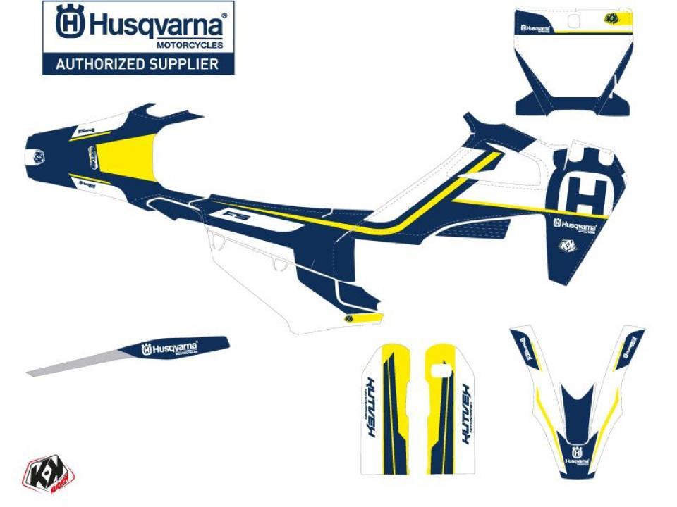 Autocollant stickers Kutvek pour Moto Husqvarna 450 FS RALLY 2019 à 2022 Neuf