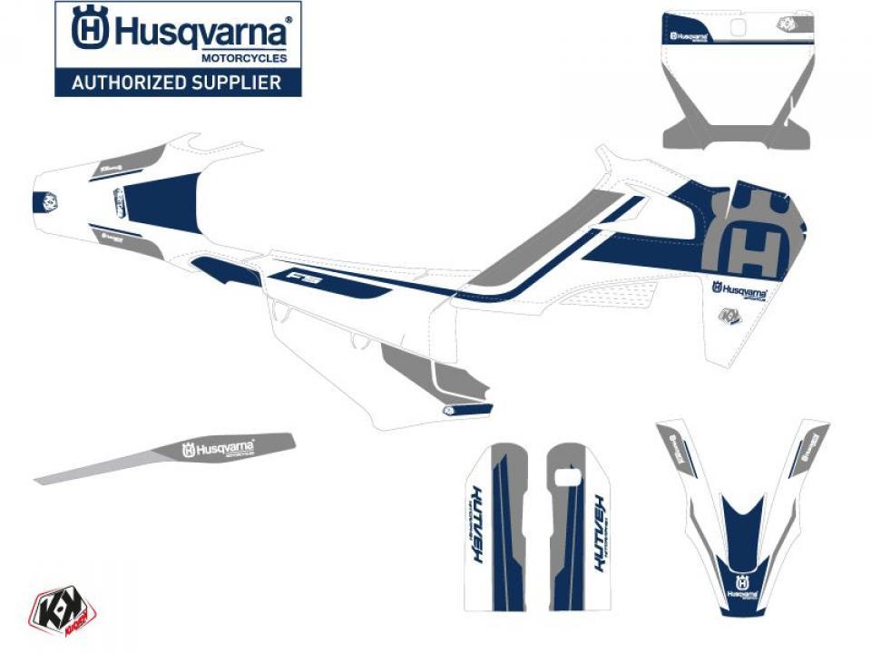 Autocollant stickers Kutvek pour Moto Husqvarna 450 FS RALLY 2019 à 2022 Neuf