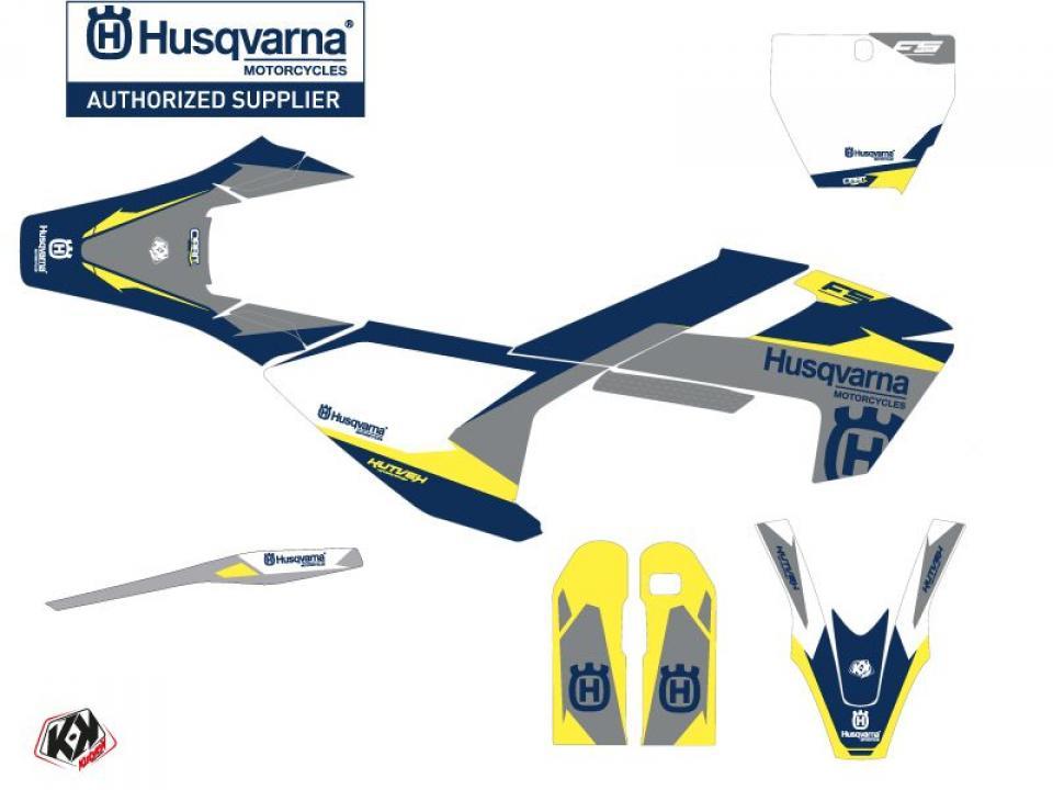 Autocollant stickers Kutvek pour Moto Husqvarna 450 FS RALLY 2019 à 2022 Neuf