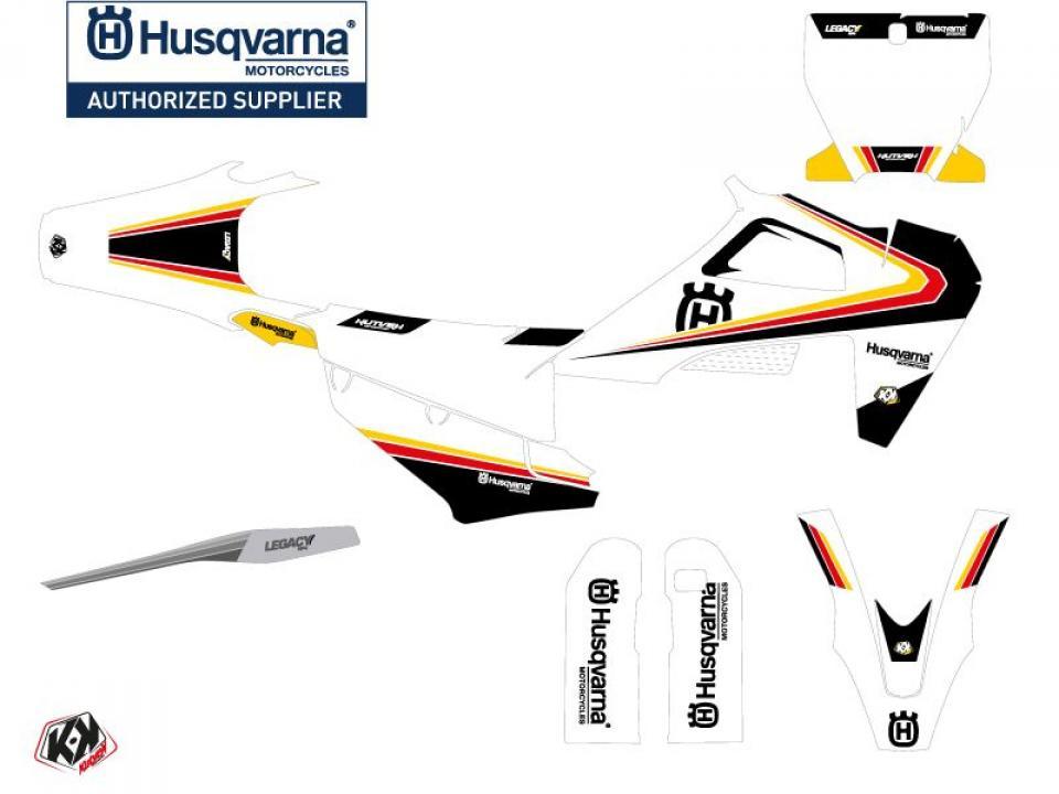 Autocollant stickers Kutvek pour Moto Husqvarna 450 FS RALLY 2019 à 2022 Neuf