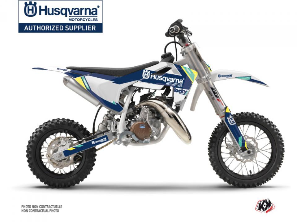 Autocollant stickers Kutvek pour Moto Husqvarna 50 TC 2017 à 2018 Neuf