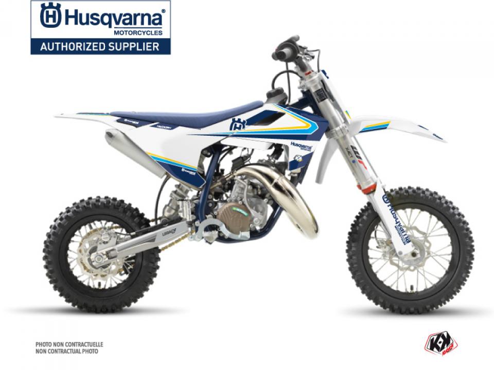 Autocollant stickers Kutvek pour Moto Husqvarna 50 TC 2017 à 2018 Neuf