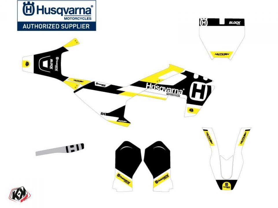 Autocollant stickers Kutvek pour Moto Husqvarna 50 TC 2017 à 2018 Neuf