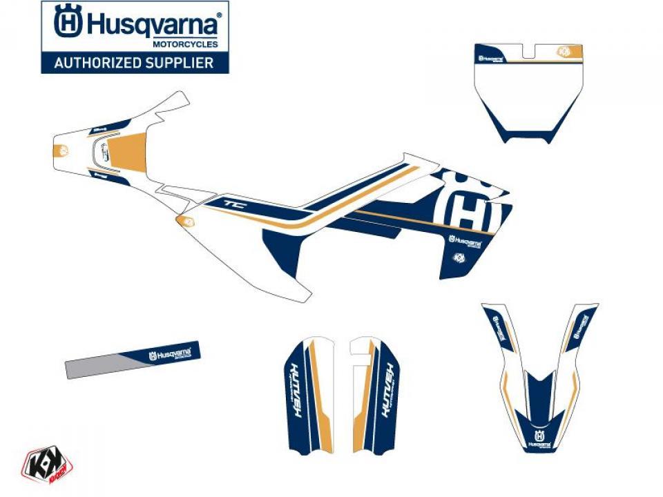 Autocollant stickers Kutvek pour Moto Husqvarna 50 TC 2019 Neuf
