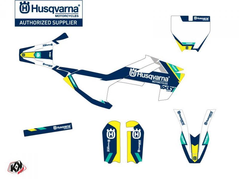 Autocollant stickers Kutvek pour Moto Husqvarna 50 TC 2019 à 2023 Neuf