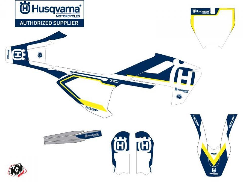 Autocollant stickers Kutvek pour Moto Husqvarna 65 TC 2019 à 2023 Neuf