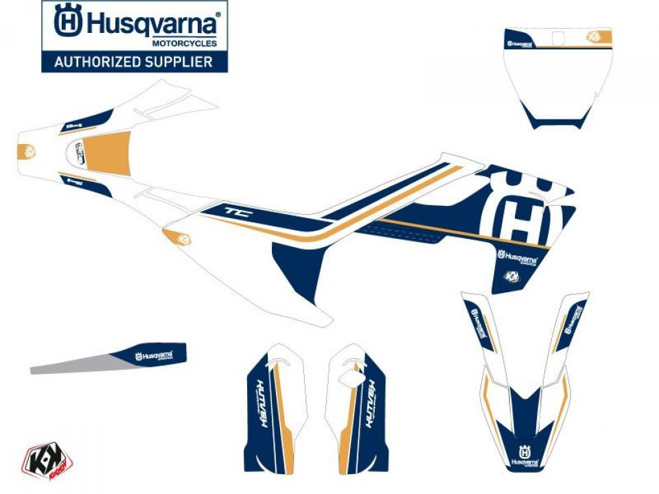 Autocollant stickers Kutvek pour Moto Husqvarna 85 Tc Grandes Roues 2014 Neuf