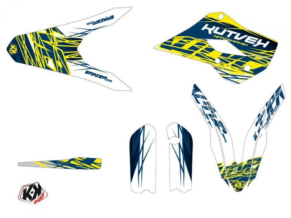 Autocollant stickers Kutvek pour Moto Husqvarna 85 Tc Grandes Roues 2015 à 2017 Neuf