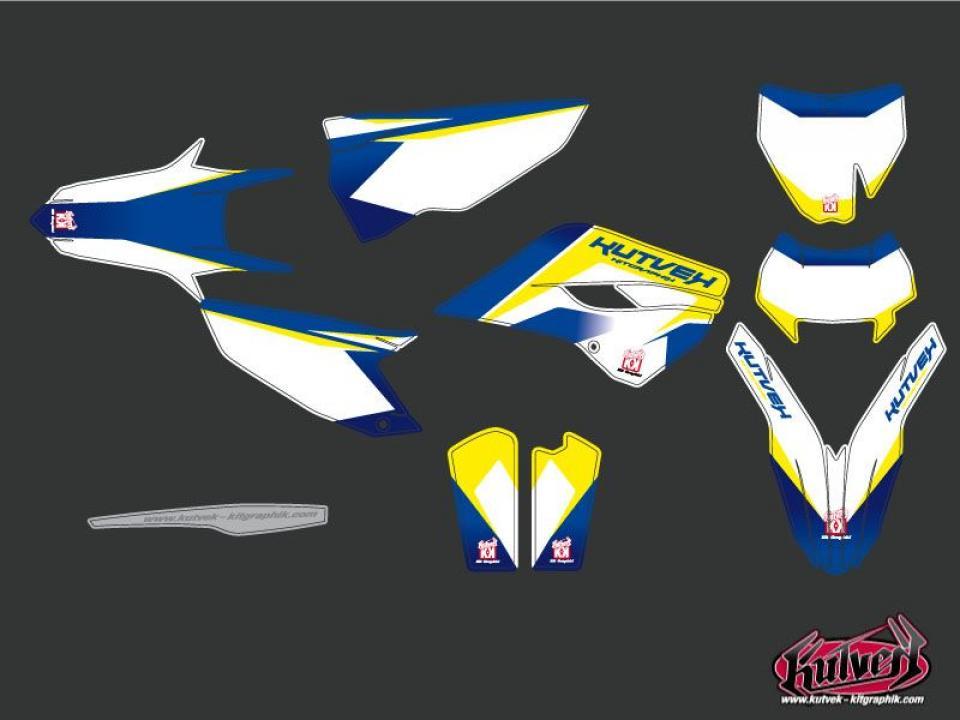 Autocollant stickers Kutvek pour Moto Husqvarna 85 Tc Petites Roues 2015 à 2017 Neuf