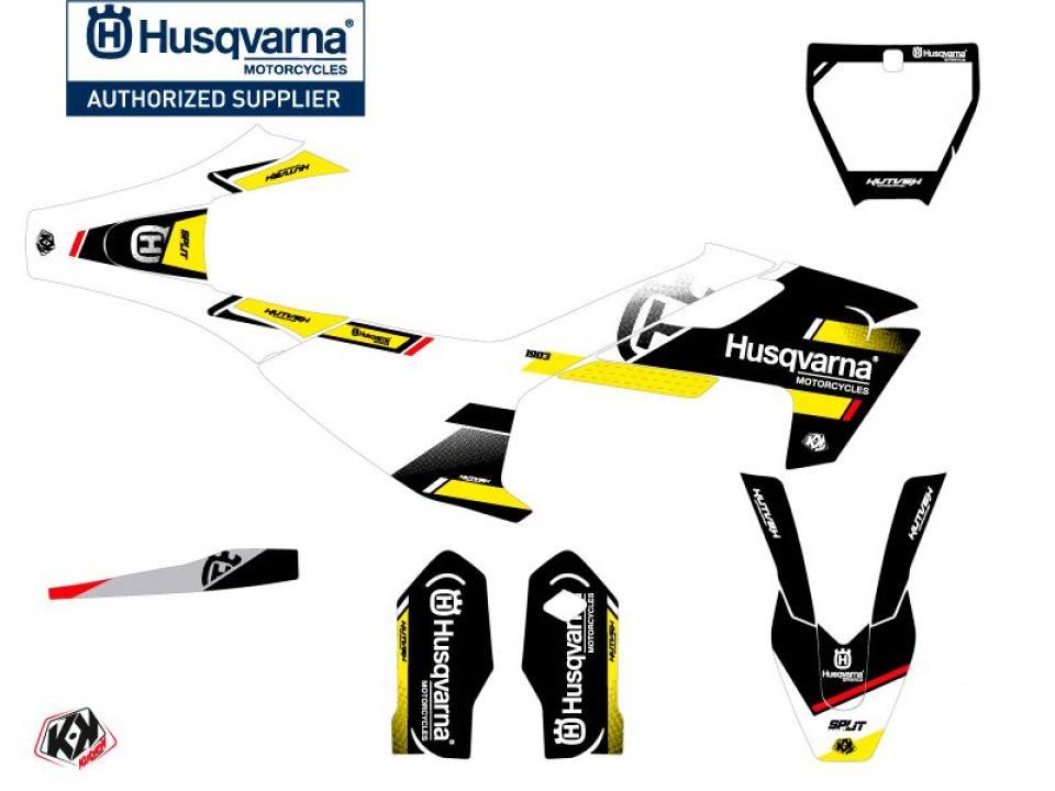 Autocollant stickers Kutvek pour Moto Husqvarna 85 Tc Grandes Roues 2018 à 2023 Neuf
