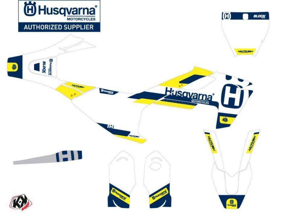 Autocollant stickers Kutvek pour Moto Husqvarna 85 Tc Grandes Roues 2018 à 2023 Neuf
