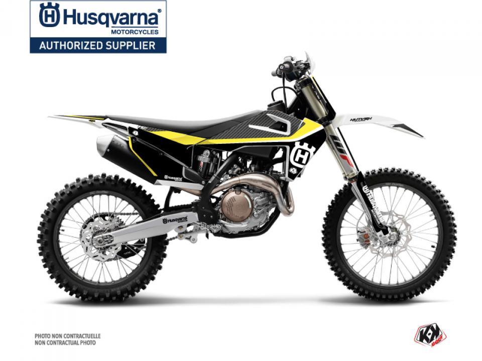 Autocollant stickers Kutvek pour Moto Husqvarna 125 TC 2016 à 2018 Neuf