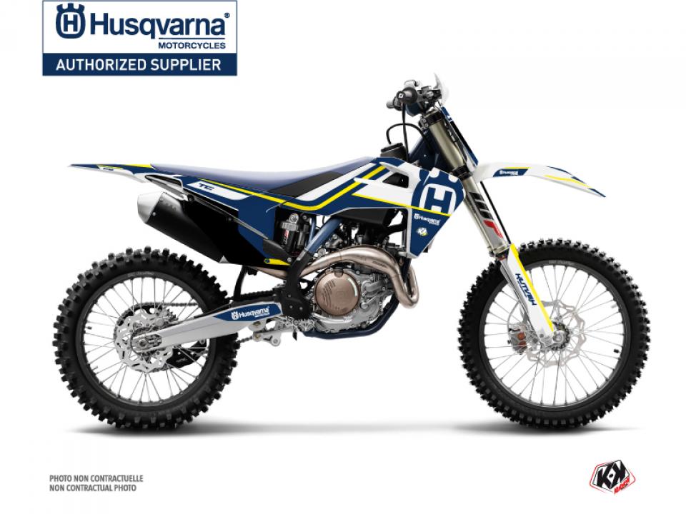 Autocollant stickers Kutvek pour Moto Husqvarna 125 TC 2016 à 2018 Neuf