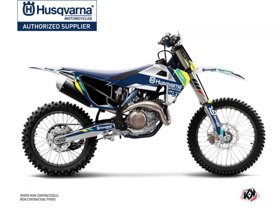 Autocollant stickers Kutvek pour Moto Husqvarna 125 TC 2016 à 2018 Neuf